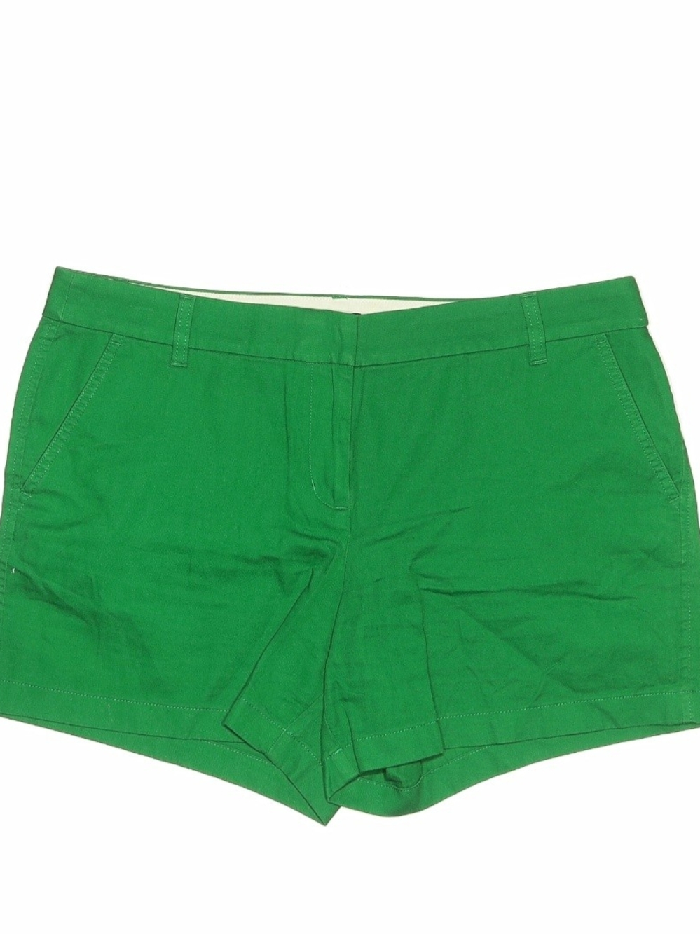 J. Crew Bright Green Cotton Chino Shorts